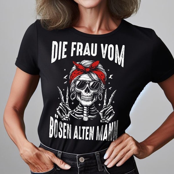 Böse Alte Frau T-Shirt - Das ideale Geschenk für trendige Großmütter - Ladies Premium Shirt