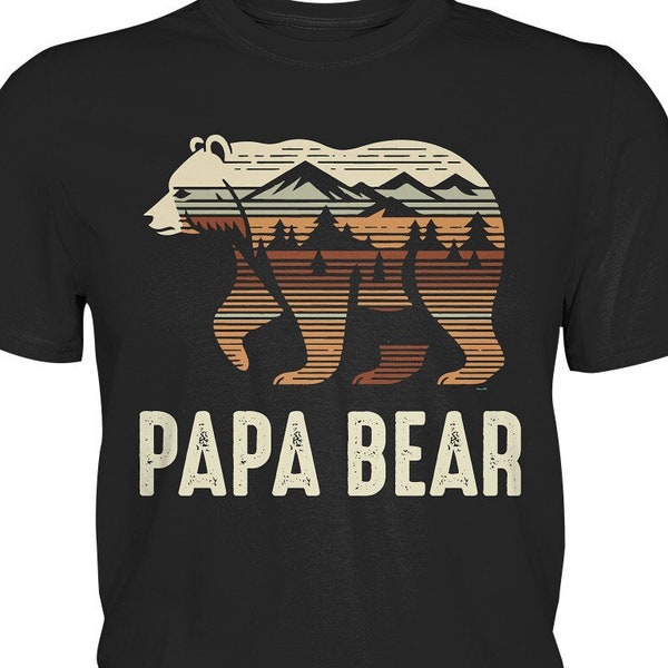 Vatertagsgeschenk, Papa Bear shirt, Papa Bär Shirt, Papa Bär Set, Papa Bär Baby Bär Shirt, Vatertag Shirt,  neues Papa Geschenk
