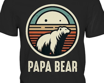 Vatertagsgeschenk, Papa Bear shirt, Papa Bär Shirt, Papa Bär Set, Papa Bär Shirt, Vatertag Shirt, Bär Familie Shirts, neues Papa Geschenk