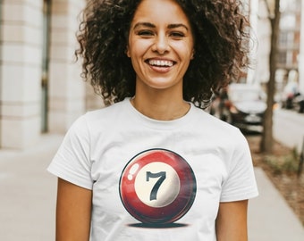 Happy 7 Ball T-Shirt Billard Vintage Schnkidee Aperol T-Shirt - Chemise Premium