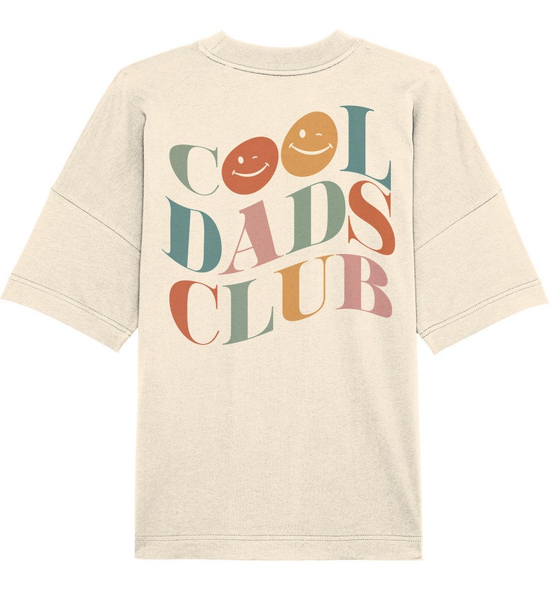 Cooles Dads Club-Sweatshirt, lustiges Shirt für Papa, Geburtstagsgeschenk für Papa, Cooles Dads Club-Shirt Organic Oversize Shirt Bild 9