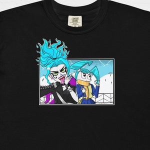 Sortie d'hiver | T-shirt graphique Danny Phantom - T-shirt graphique Ma vie de robot adolescent - Vêtements dessin animé unisexe personnalisés