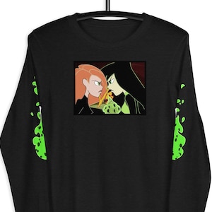 Kim Kombat | Kim Possible Long Sleeve Graphic Tee TShirt | Custom Unisex Cartoon Clothing