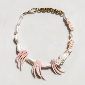 Natural Shell Necklace Beach Jewelry Natural Seashell Choker Mermaidcore Collar Ocean Wedding Mermaid Vibes Tropical Vacation