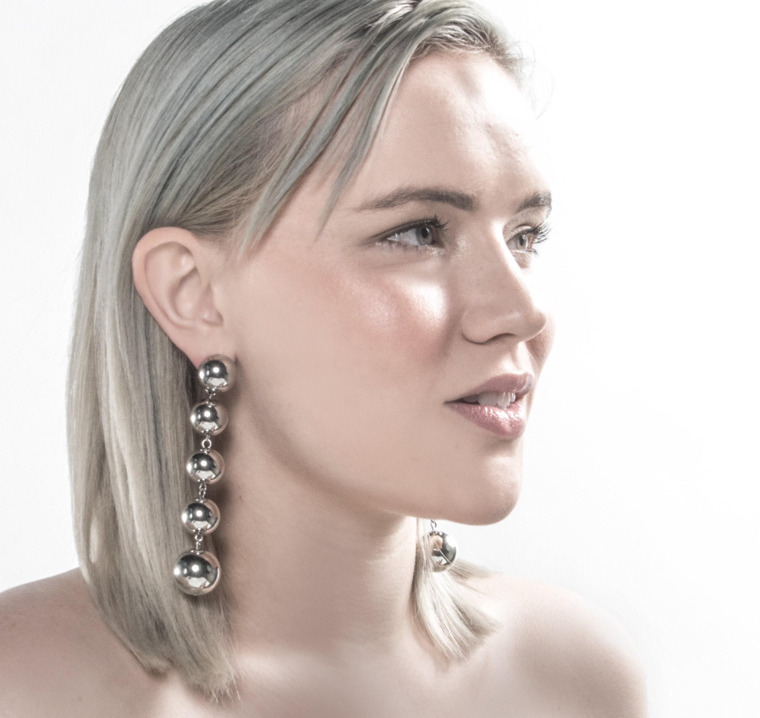 Braune Vintage Ohrringe Im Tropfen-Design – Hypoallergen & Leicht