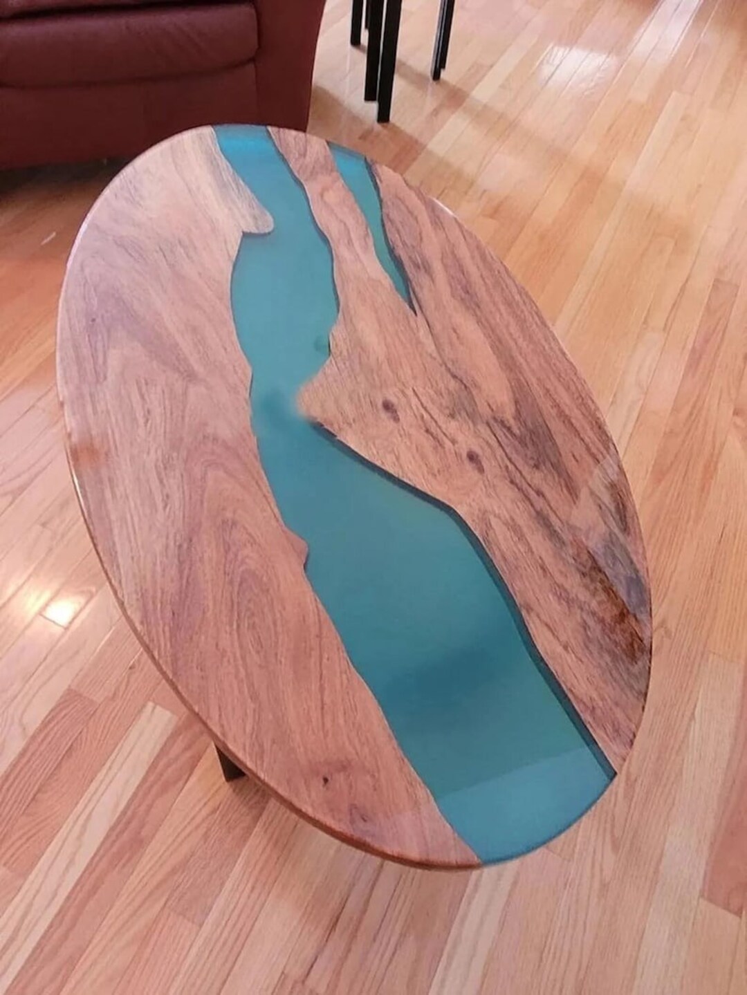 Oval Epoxy Dine Table Top Epoxy Coffee Table Etsy