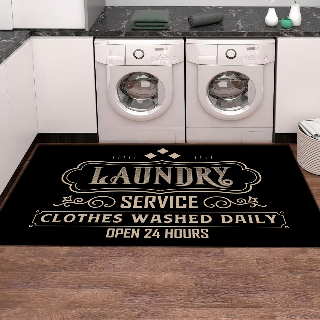 Laundry Room Mat, Bathroom Mat Laundry Room Rug, Laundry Room Runner