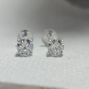 Moissanit Ohrstecker In 925 Silber oder Gelbgold Paar Ohrringe, Ohrringe für Damen & Herren, Jubiläumsgeschenk für Sie Damen Mädchen Jungen BFF