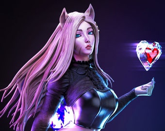 Ahri /League of Legends - STL 3D