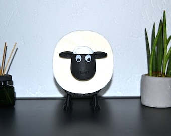Siggi the Sheep - toilet paper holder, black sheep, toilet paper, toilet roll holder WC, spare roll holder