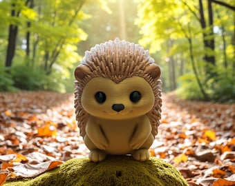 Cute 3D-printed hedgehog – a little friend to love