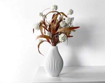 Eresvase - Kreative 3D-gedruckte Vasen / Pampasgras / Trockenblumen / Dekoration / Vase / Blumenvase / Dekovase / Moderne Vase / Designvase