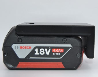 Battery holder, wall holder 18V, battery storage for Bosch Professional!