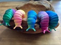 Snail - Articulated Snail - Dualcolor - Gift - Flexi Snail -Articulated Fidget Slug - Desk Toy
