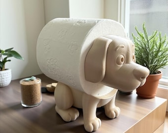 Digital Download!!!!!!Hansi Toilet Paper Holder Dog, Toilet Paper Decoration, Toilet Roll Holder WC, Spare Roll Holder, Elegant Design