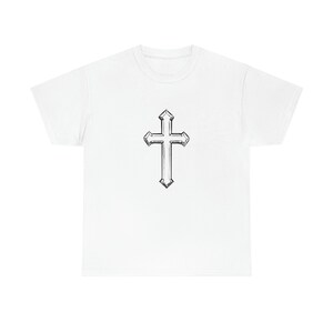 Unisex Cross Design T-Shirt