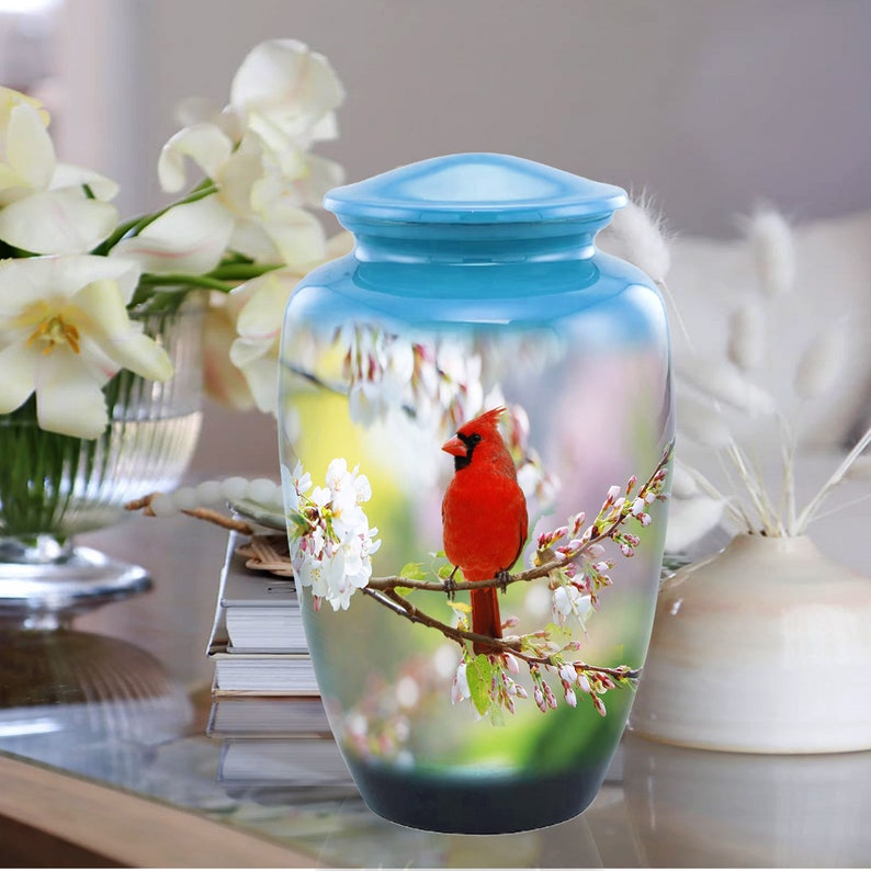 Cardinal Funeral Urncremation Urn Adult Urns Cardinal Etsy