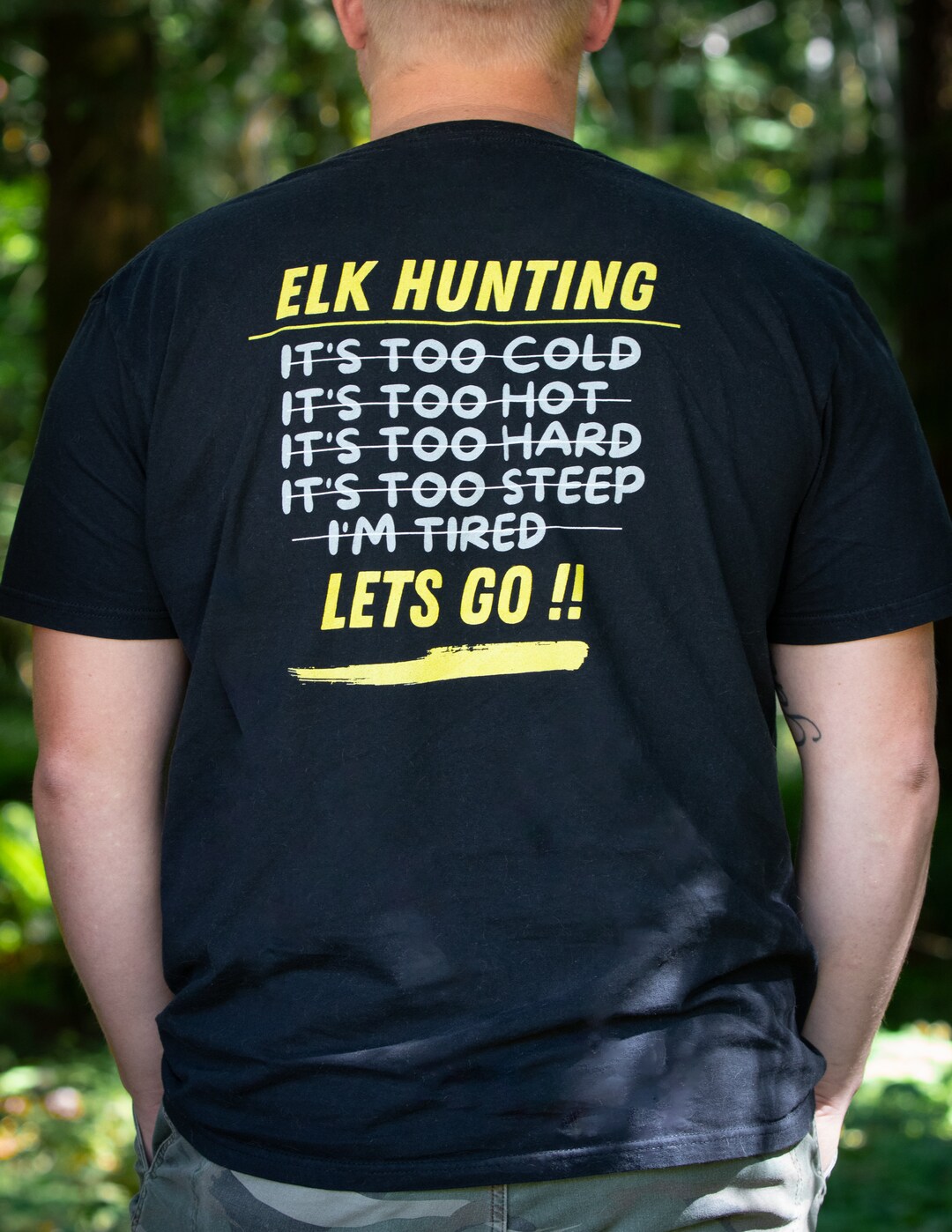 Hunting Shirt for Elk Hunter Tshirt for the Bow Hunter Tee Gift for Bow
