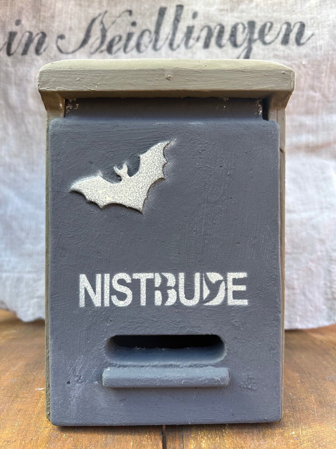 NISTBUDE Bat Box Nesting Box Bat Handmade Species Protection Wood ...