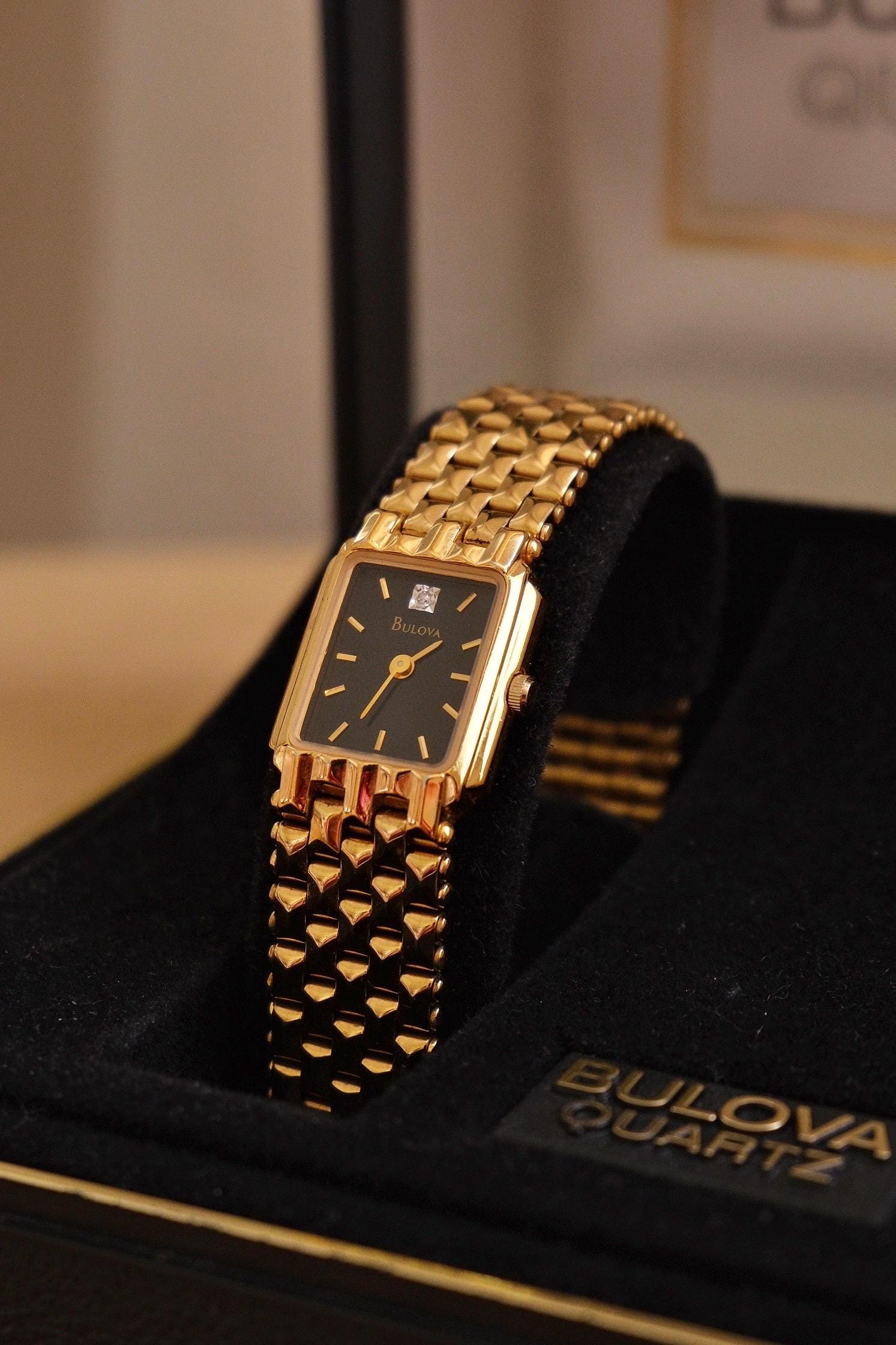 Bulova 18k watch - Etsy 日本