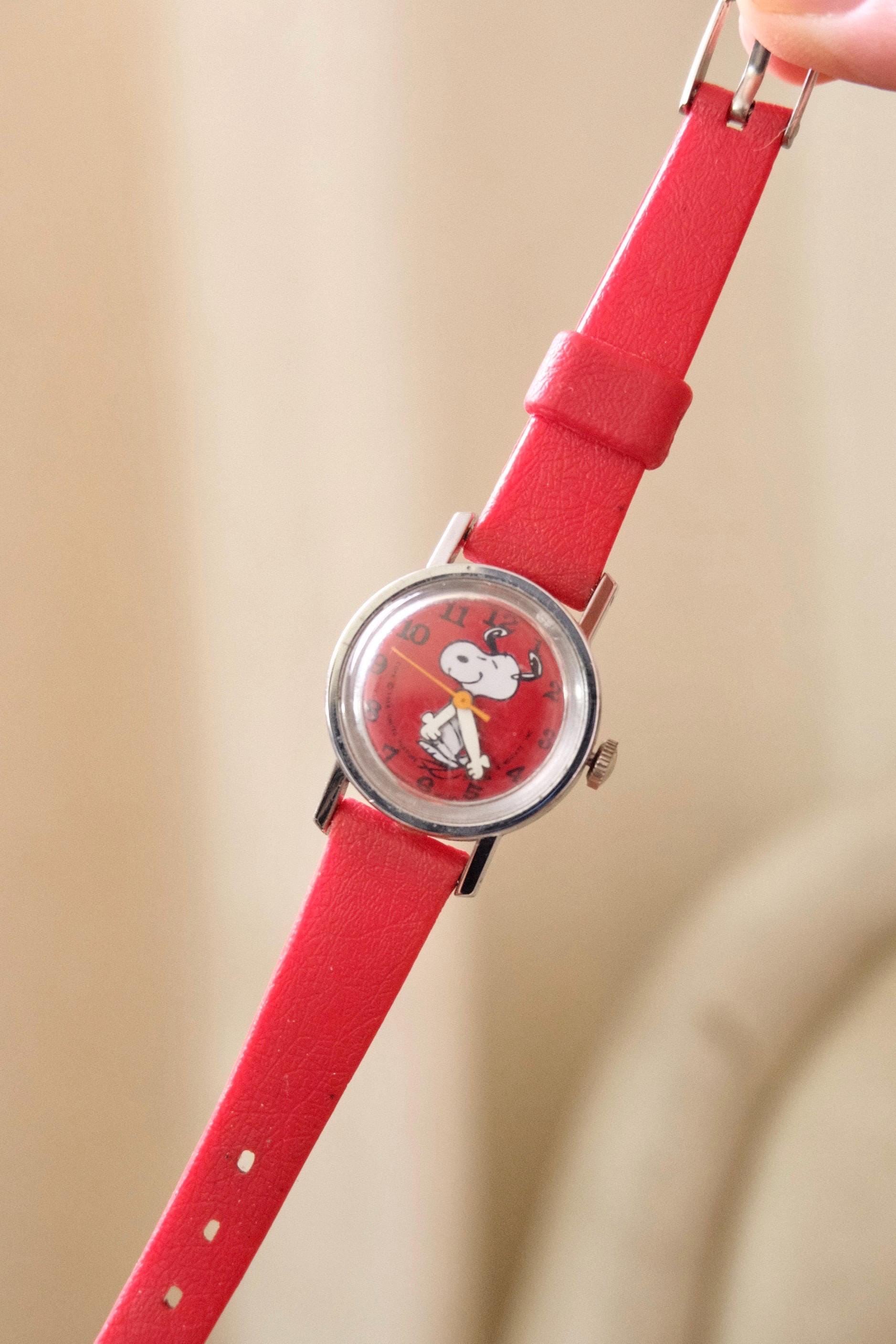 Vintage snoopy watch - Etsy 日本