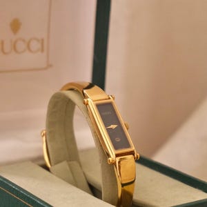 Gucci 1500l Gold Watch - Etsy
