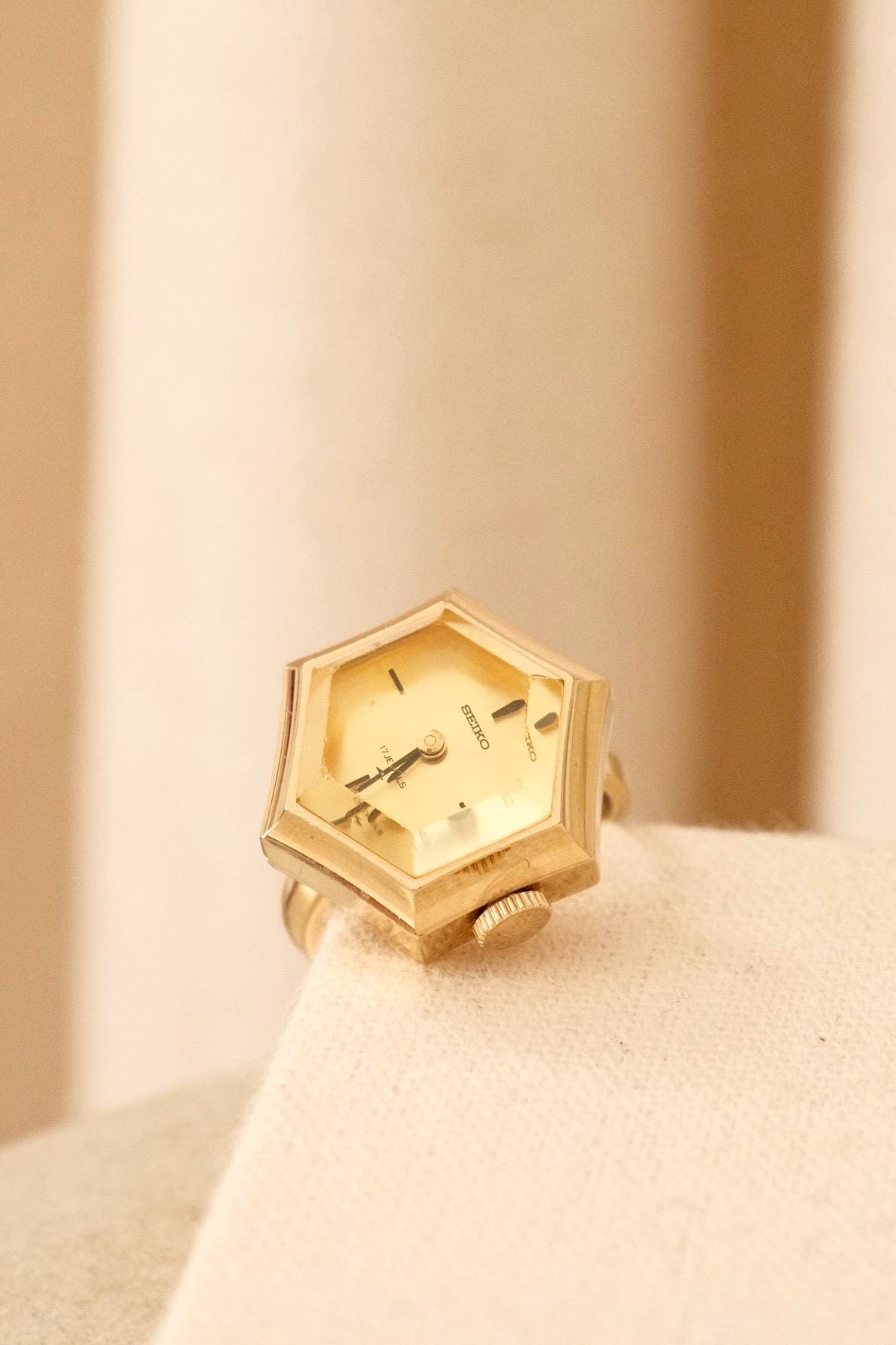 Seiko Ring Watch - Etsy