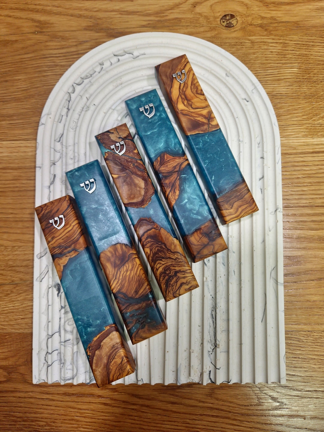 Multicolor 6'' Mezuzah Case , Mezzuzah Case for Scroll , No Scroll