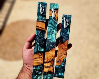 Beautiful Mezuzah case 6/8/10 inch ,  present for new home  , israel jewish mezuza for front or inner door , mazzuza for scroll