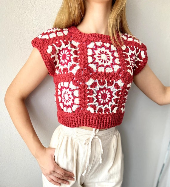 etsy crochet top