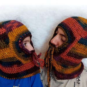 Crochet Balaclava,,Unisex Balaclava,Unique Christmas Gift,Warm Winter Hat,Handmade Vintage Ski Mask,Handmade Warm Winter Hat, Cozy Balaclava