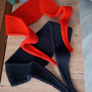 Handmade Knitted Neck Scarf: Unisex Crochet Shawl