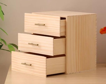 Custom Wooden Nail polish/Essential Oil 90 GRIDS Storage Box with Drawer, Natural Living &Wellness Aromatherapy Oil Diffuser Organizer