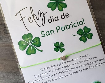 St. Patrick's Day San Patricio spanish Version Wish - Etsy
