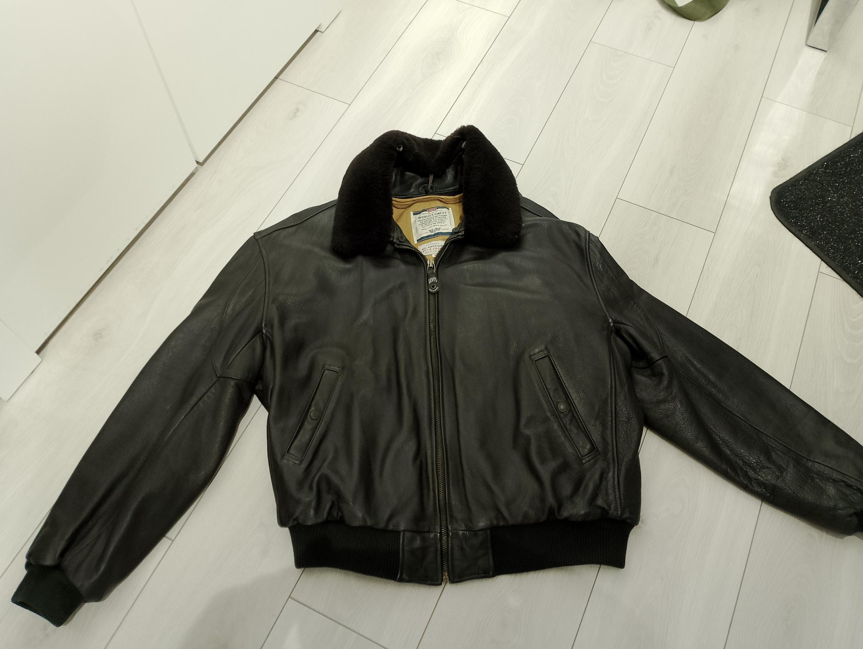 Levis Leather Jacket - Etsy Canada