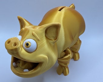 Flexi piggy bank 3D printing