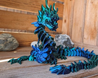 Dragón flexible 65 cm impresión 3D
