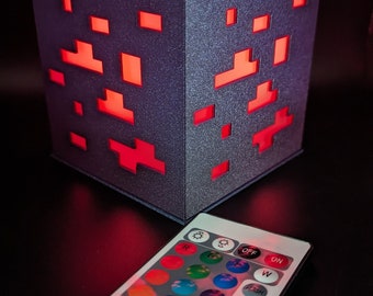 Cube lamp "Minecraft-Style" LED