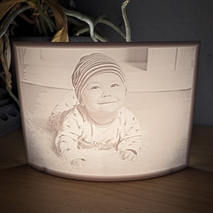 individuelles XL 3D-Foto 15x20 Lithophane Querformat nur 3D Foto