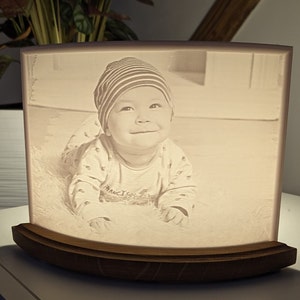 Individual XL 3D photo 15x20 Lithophane landscape format image 1