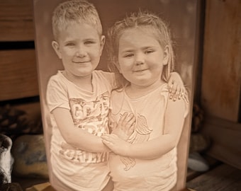 individual 3D photo 13 x 18 cm Lithophane