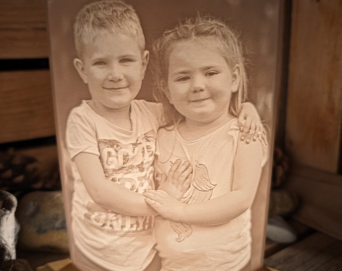 Featured listing image: individual 3D photo 13 x 18 cm Lithophane