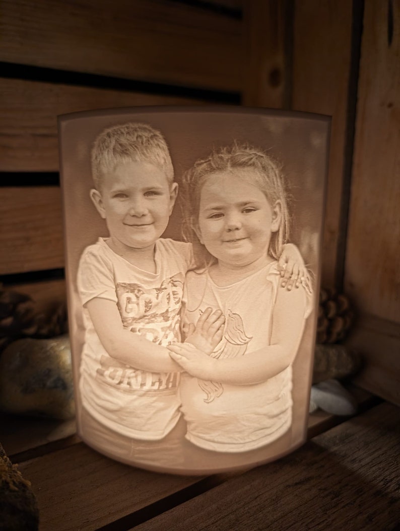 individuelles 3D Foto 13x18cm Lithophane nur 3D Foto