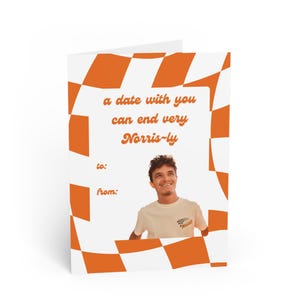 Lando Norris Valentines Card