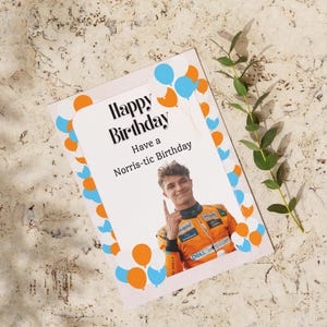 Lando Norris Birthday Card