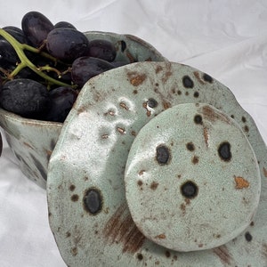 Vorratsdose Steingut Keramikdose mit Deckel Handgemacht Bild 2
