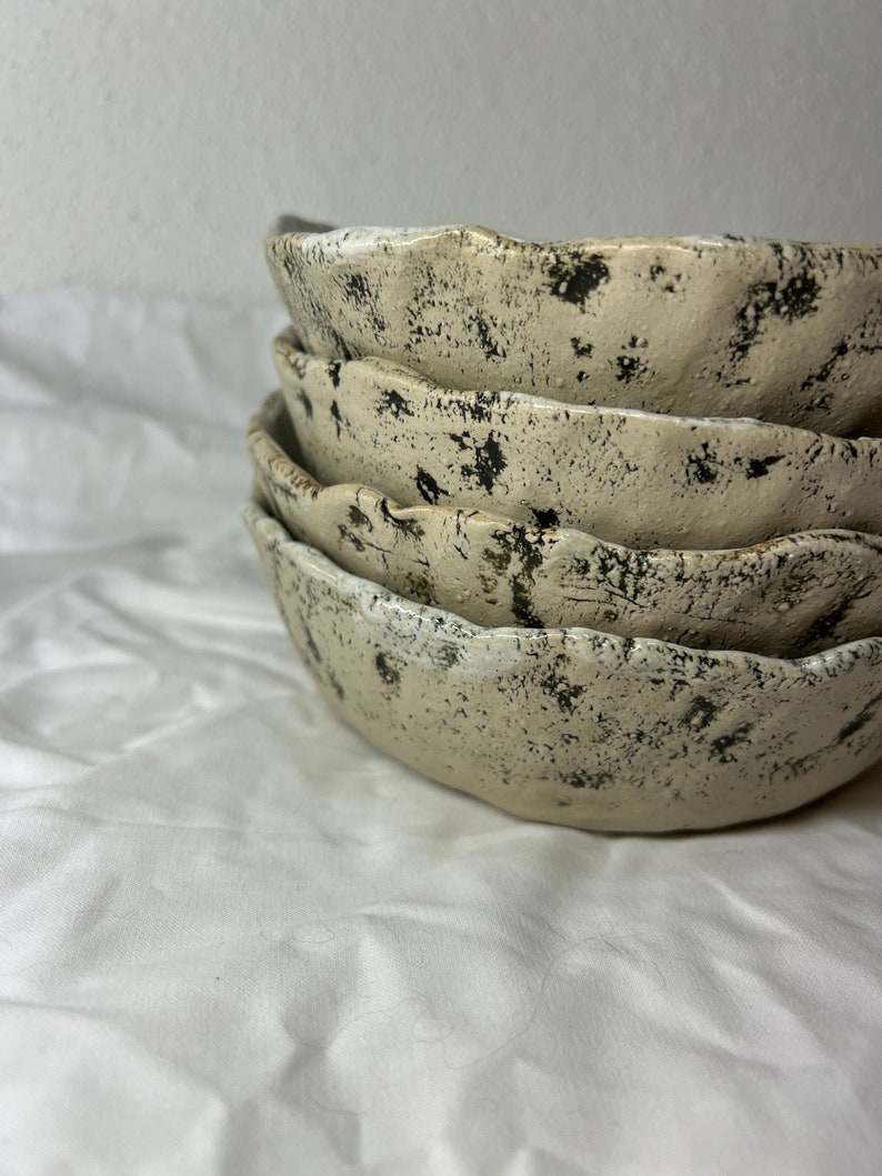 Suppenteller Salatschale Handgemacht Keramik Unikat Bild 7