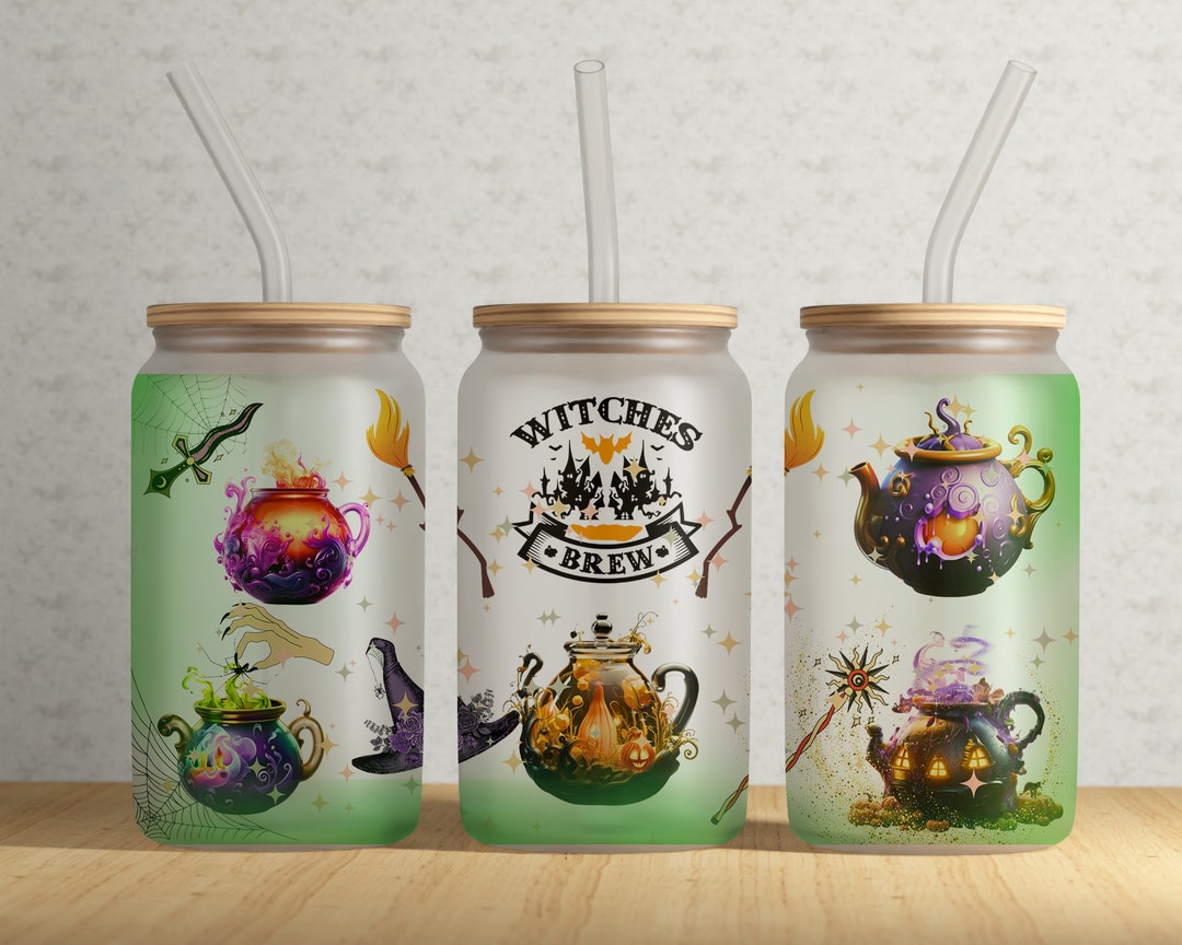 Witches Brew Libbey Glass Can Sublimation Design (digital Download) - Etsy