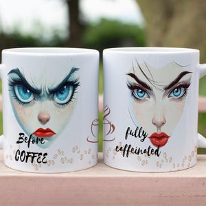 Funny Coffee Mug Wrap: Sarcastic Coffee Lover Design (PNG Digital Download)