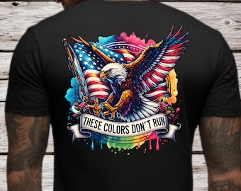 Patriotic Eagle PNG: Veteran's Gift Sublimation Design (Digital Download)